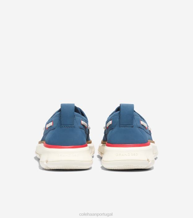 alferes azul-fogo vermelho-marfim calçados 8Z8F19 mulheres Cole Haan 4. sapato de barco de regata zerogrand - Image 3