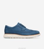 alferes azul-marfim calçados 8Z8F324 homens Cole Haan originalgrand remasterizado longwing oxford