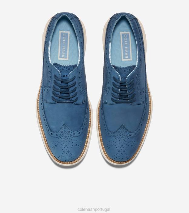 alferes azul-marfim calçados 8Z8F324 homens Cole Haan originalgrand remasterizado longwing oxford - Image 4