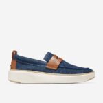 alferes azul stitchlite-tan britânico calçados 8Z8F322 homens Cole Haan mocassim penny topspin grandpro