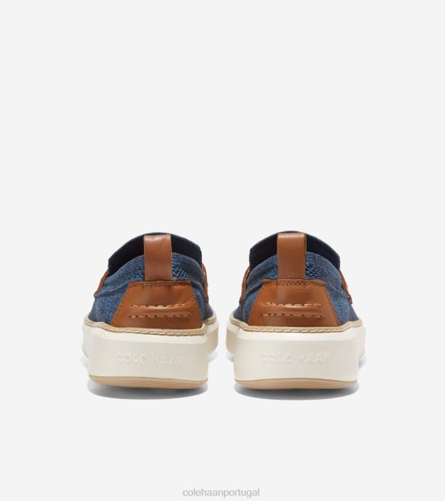 alferes azul stitchlite-tan britânico calçados 8Z8F322 homens Cole Haan mocassim penny topspin grandpro - Image 3