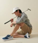 alferes chip azul-óptico branco-micro calçados 8Z8F403 homens Cole Haan sapato de golfe da tripulação grandpro - Image 2