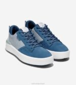 alferes chip azul-óptico branco-micro calçados 8Z8F403 homens Cole Haan sapato de golfe da tripulação grandpro - Image 6
