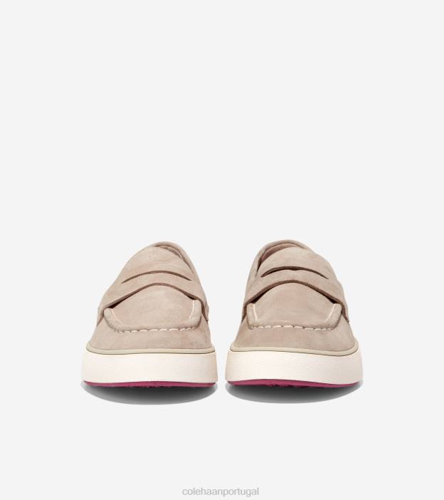 argamassa-bétula-branca calçados 8Z8F93 mulheres Cole Haan Mocassim Nantucket 2.0 Penny Mocassim - Image 2