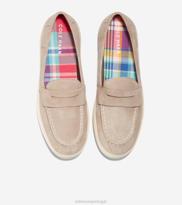 argamassa-bétula-branca calçados 8Z8F93 mulheres Cole Haan Mocassim Nantucket 2.0 Penny Mocassim - Image 4