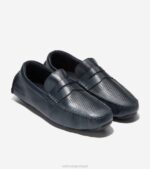 blazer marinho calçados 8Z8F295 homens Cole Haan grande driver de penny laser - Image 4
