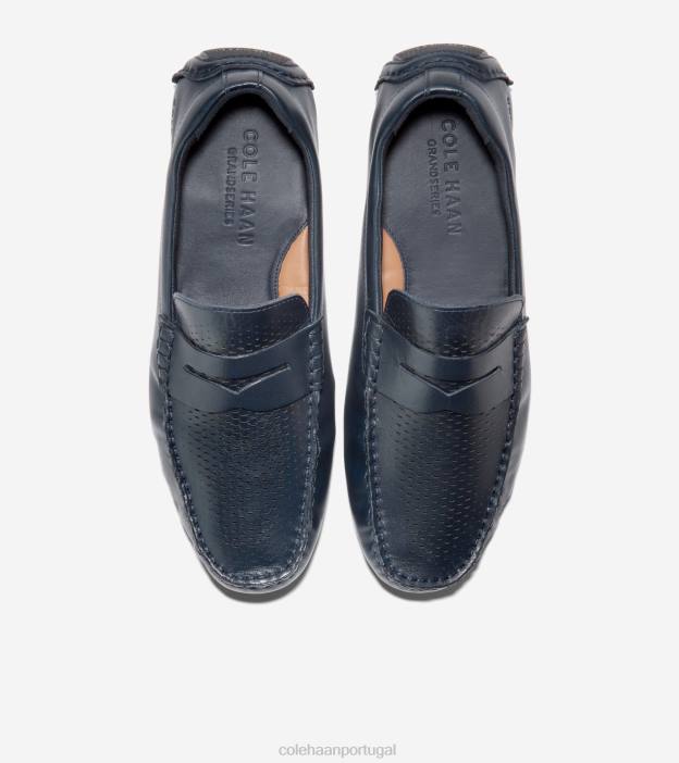blazer marinho calçados 8Z8F295 homens Cole Haan grande driver de penny laser - Image 6
