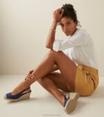 blazer marinho calçados 8Z8F35 mulheres Cole Haan espadrille cloudfeel slingback cunha - Image 2