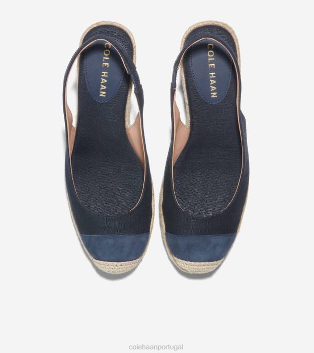 blazer marinho calçados 8Z8F35 mulheres Cole Haan espadrille cloudfeel slingback cunha - Image 5