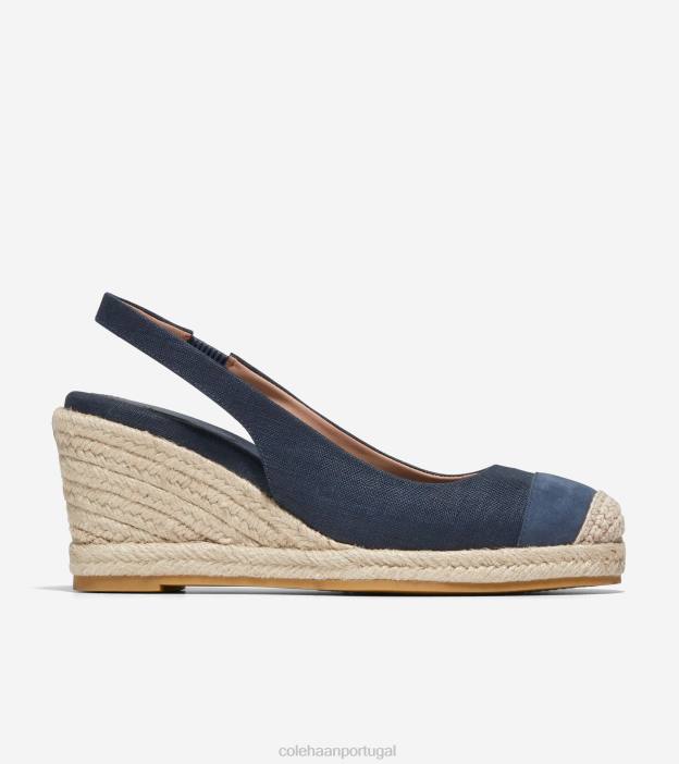 blazer marinho calçados 8Z8F35 mulheres Cole Haan espadrille cloudfeel slingback cunha - Image 1