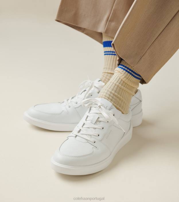 branco-argento calçados 8Z8F208 mulheres Cole Haan tênis moderno crosscourt grande - Image 2