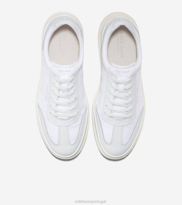 branco calçados 8Z8F351 homens Cole Haan Tênis bico fino grandpro rally - Image 4