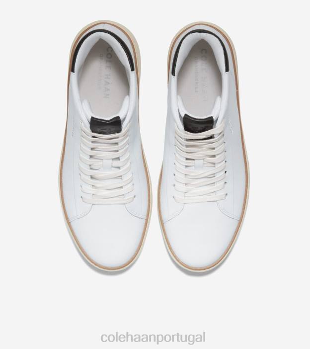 branco-preto-marfim óptico calçados 8Z8F475 homens Cole Haan Grandpro topspin tênis mid - Image 4