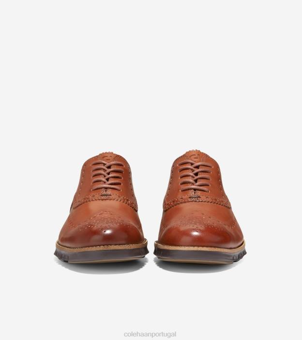 british tan-java calçados 8Z8F397 homens Cole Haan zerogrand ponta de asa oxford - Image 2