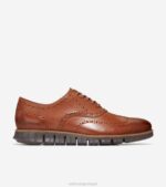 british tan-java calçados 8Z8F397 homens Cole Haan zerogrand ponta de asa oxford