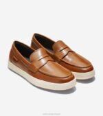 bronzeado britânico calçados 8Z8F353 homens Cole Haan Mocassim Nantucket 2.0 Penny Mocassim - Image 3