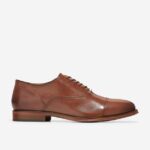 bronzeado britânico calçados 8Z8F401 homens Cole Haan clássicos modernos cap toe oxford