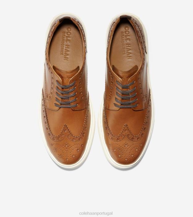 bronzeado britânico calçados 8Z8F424 homens Cole Haan tênis winslow ponta de asa - Image 4