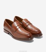 bronzeado britânico calçados 8Z8F447 homens Cole Haan mocassim clássico moderno - Image 5