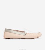 bronzeado-metálico-marfim calçados 8Z8F65 mulheres Cole Haan motorista de evelyn