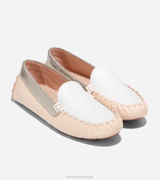 bronzeado-metálico-marfim calçados 8Z8F65 mulheres Cole Haan motorista de evelyn - Image 5