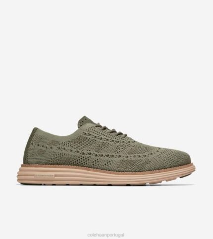 camuflagem de oliva com profundidade de folha de chá stitchlite calçados 8Z8F443 homens Cole Haan originalgrand remasterizado longwing oxford