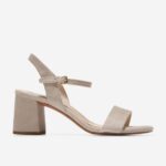 camurça argamassa calçados 8Z8F77 mulheres Cole Haan sandália salto bloco josie