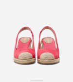 camurça de gerânio calçados 8Z8F31 mulheres Cole Haan espadrille cloudfeel slingback cunha - Image 2