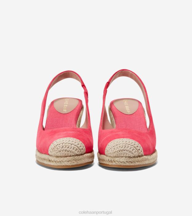 camurça de gerânio calçados 8Z8F31 mulheres Cole Haan espadrille cloudfeel slingback cunha - Image 2