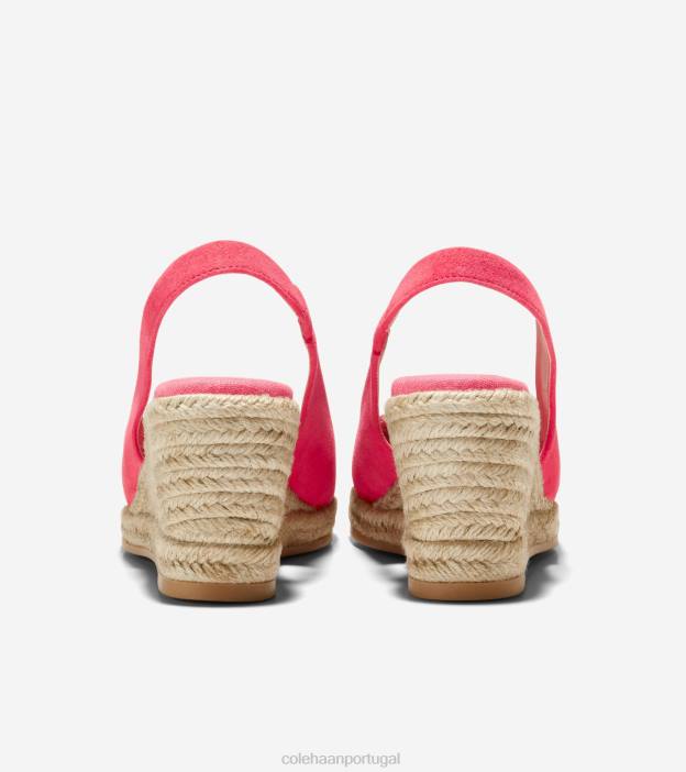 camurça de gerânio calçados 8Z8F31 mulheres Cole Haan espadrille cloudfeel slingback cunha - Image 3