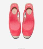 camurça de gerânio calçados 8Z8F31 mulheres Cole Haan espadrille cloudfeel slingback cunha - Image 4