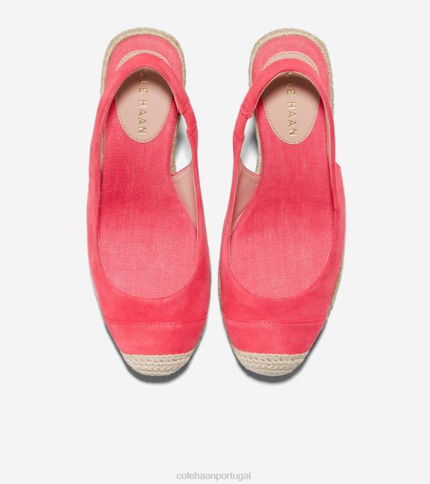 camurça de gerânio calçados 8Z8F31 mulheres Cole Haan espadrille cloudfeel slingback cunha - Image 4
