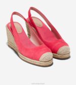 camurça de gerânio calçados 8Z8F31 mulheres Cole Haan espadrille cloudfeel slingback cunha - Image 5