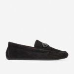 Camurça preta calçados 8Z8F128 mulheres Cole Haan motorista tully
