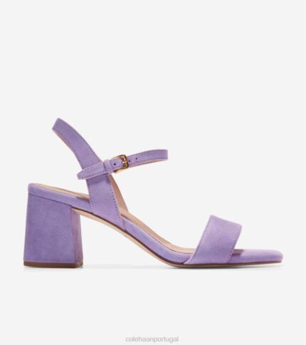 camurça roxa paisley calçados 8Z8F78 mulheres Cole Haan sandália salto bloco josie
