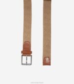 caqui acessórios 8Z8F569 homens Cole Haan Cinto de cordão elástico tubular de 35 mm - Image 2