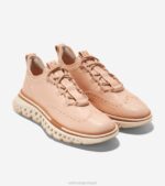 cevada bege-marfim calçados 8Z8F299 homens Cole Haan 5.zerogrand ponta de asa oxford - Image 5
