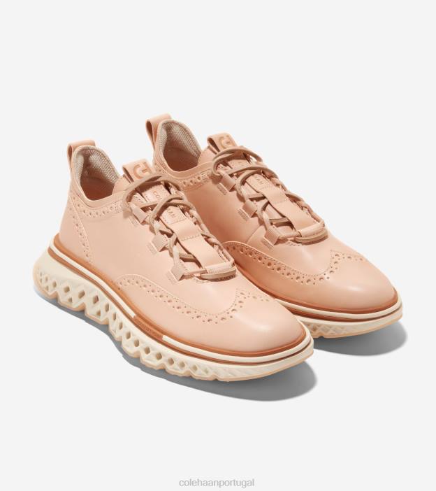 cevada bege-marfim calçados 8Z8F299 homens Cole Haan 5.zerogrand ponta de asa oxford - Image 5