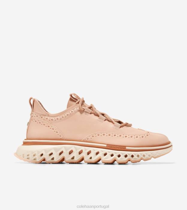 cevada bege-marfim calçados 8Z8F299 homens Cole Haan 5.zerogrand ponta de asa oxford - Image 1