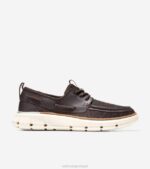 chocolate escuro calçados 8Z8F261 homens Cole Haan 4. sapato de barco de regata zerogrand