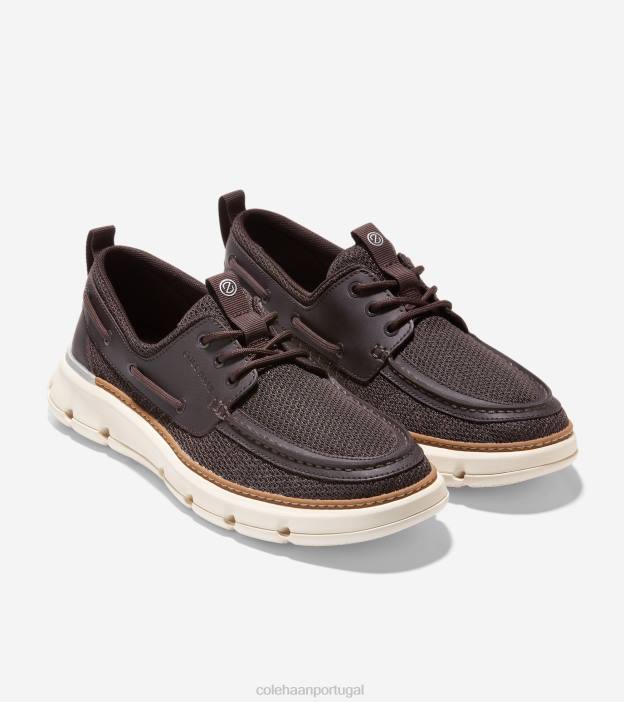 chocolate escuro calçados 8Z8F261 homens Cole Haan 4. sapato de barco de regata zerogrand - Image 4