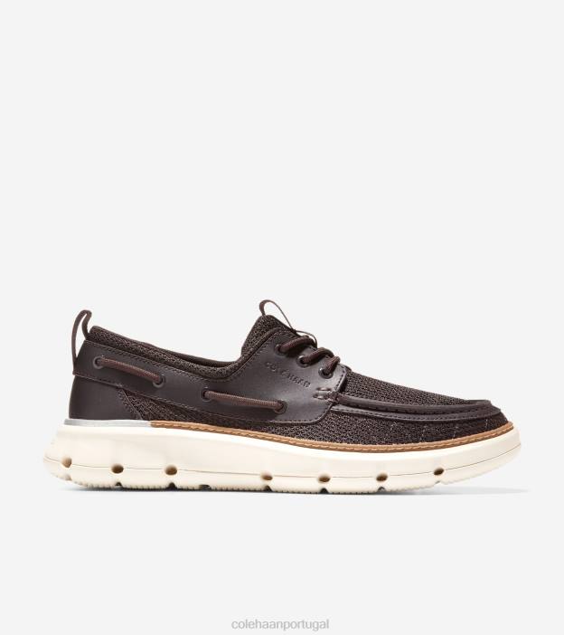 chocolate escuro calçados 8Z8F261 homens Cole Haan 4. sapato de barco de regata zerogrand - Image 1