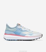 coral branco-azul ótico beijado pelo sol calçados 8Z8F121 mulheres Cole Haan sapato de golfe zerogrand fairway