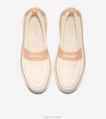 costura bege marfim-cevada calçados 8Z8F318 homens Cole Haan mocassim penny topspin grandpro - Image 4