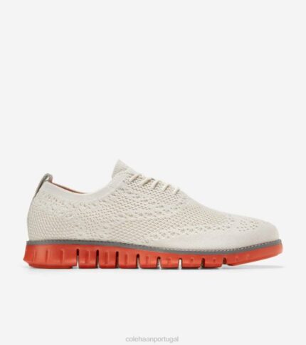 costura de ocre queimado de garça calçados 8Z8F426 homens Cole Haan zerogrand oxford