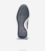 costura de peônia de tinta azul marinho calçados 8Z8F418 homens Cole Haan sapatilha tecido grandmotion - Image 6