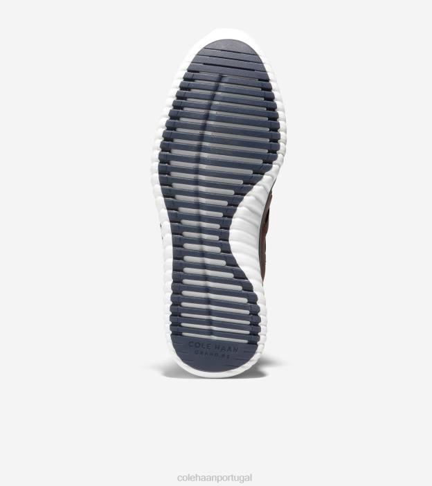 costura de peônia de tinta azul marinho calçados 8Z8F418 homens Cole Haan sapatilha tecido grandmotion - Image 6