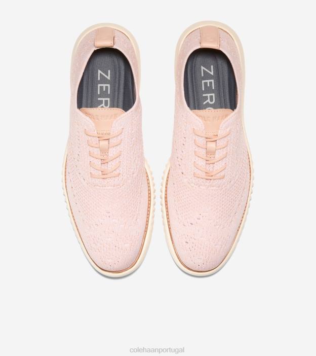 costura em marfim natural branco ótico calçados 8Z8F272 homens Cole Haan 2.zerogrand wingtip oxford - Image 4