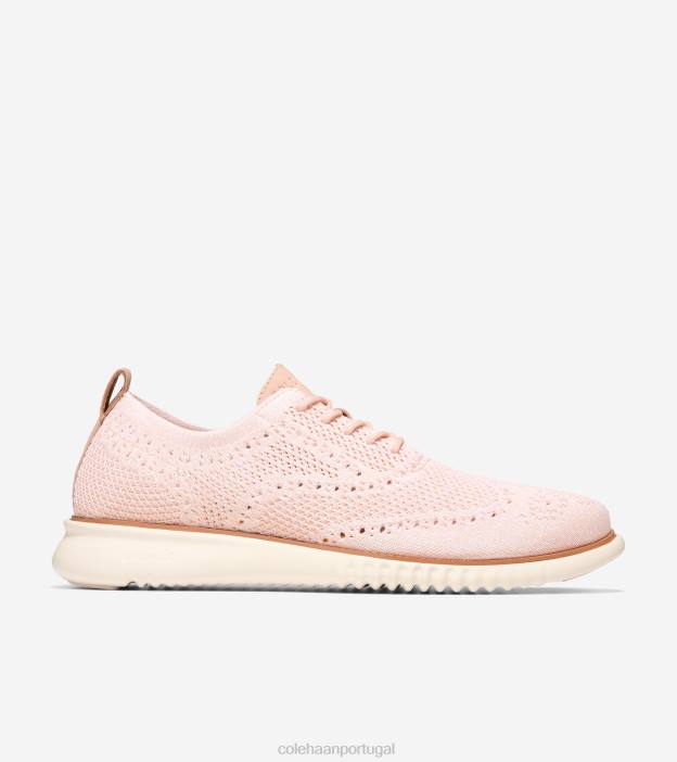 costura em marfim natural branco ótico calçados 8Z8F272 homens Cole Haan 2.zerogrand wingtip oxford - Image 1