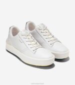 couro branco-aventurina calçados 8Z8F405 homens Cole Haan sapato de golfe da tripulação grandpro - Image 6